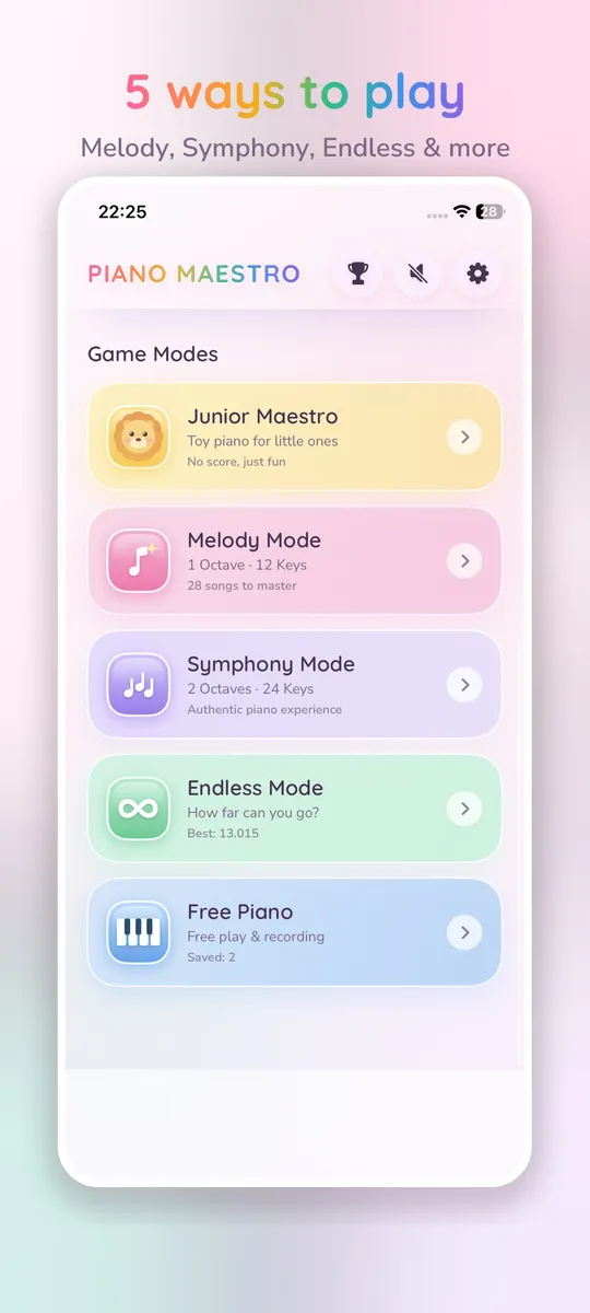 Piano Maestro Studio ekran görüntüsü 1
